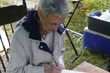 Gail Shute signing one more time